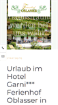 Mobile Screenshot of ferienhof-oblasser.at